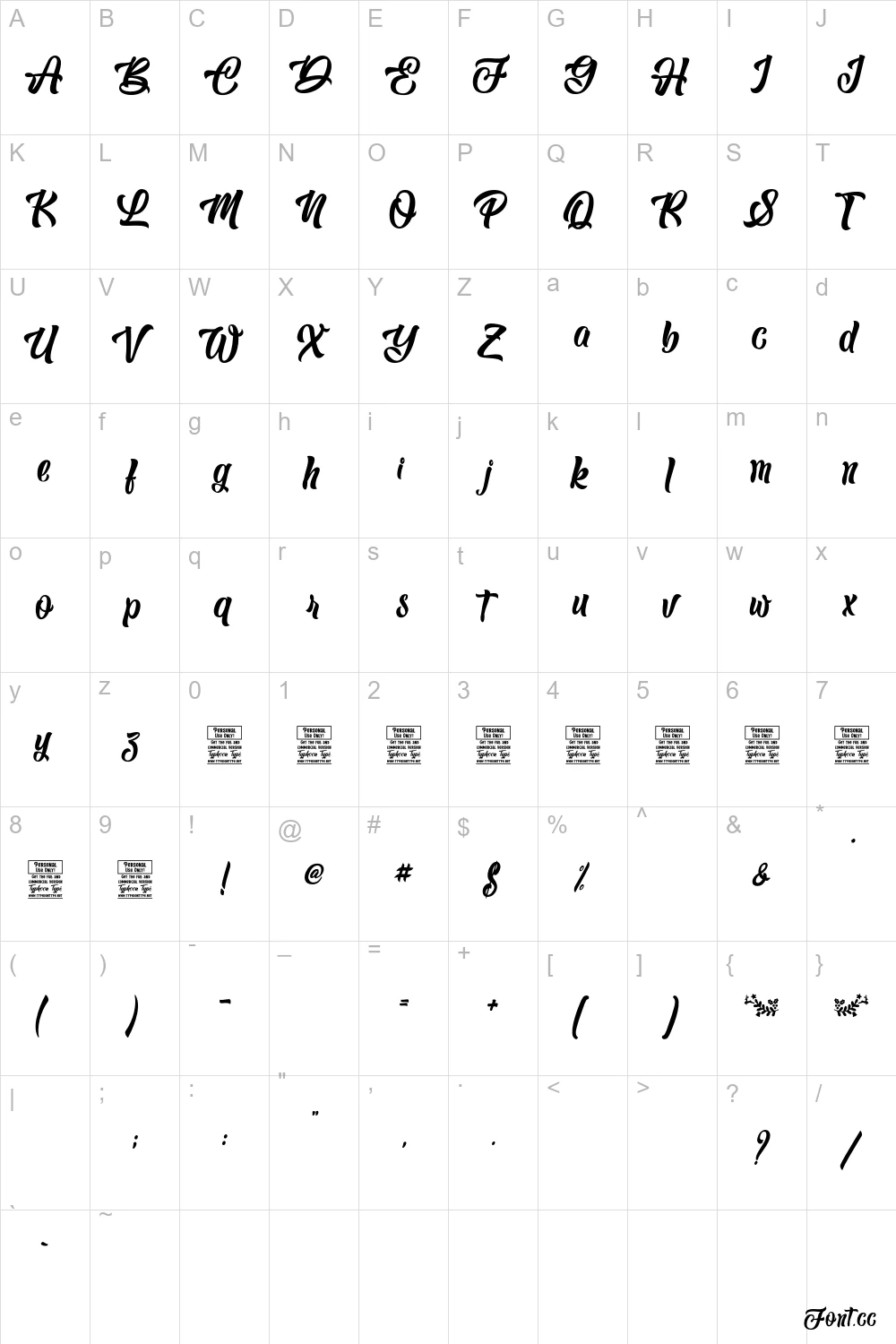 Character Sheet