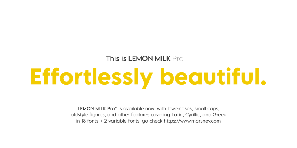 Example 2 (Lemon Milk)