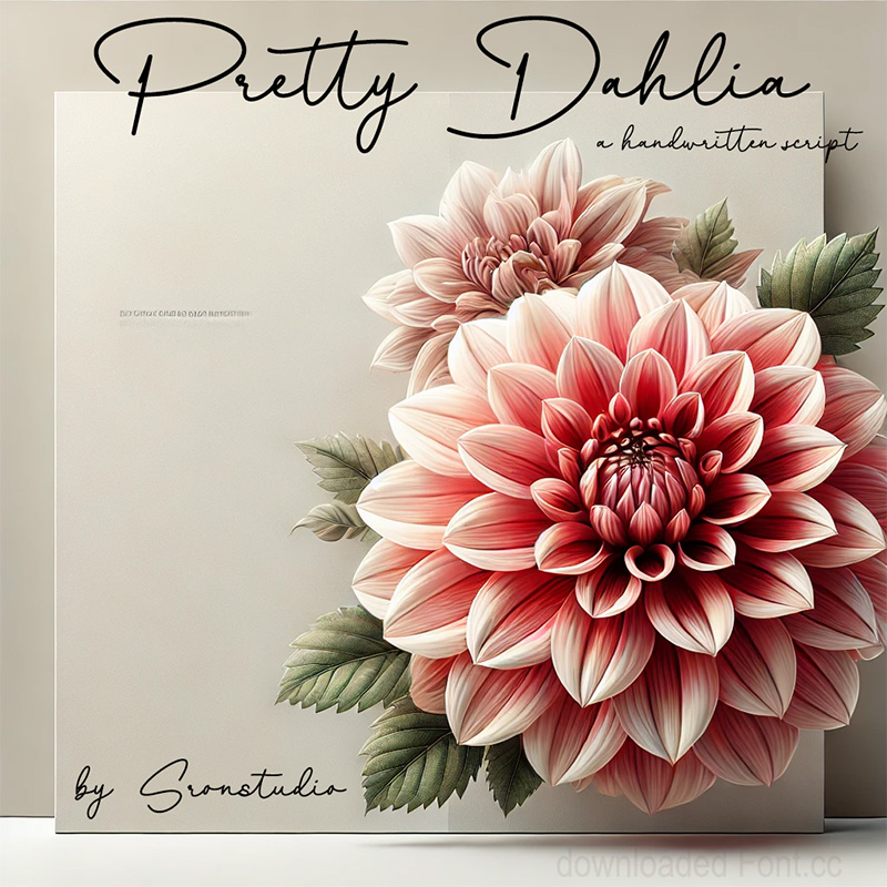 Pretty Dahlia Font